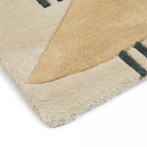 Tapis salon et chambre fait à la main en laine motif animaux DÉSIRIX