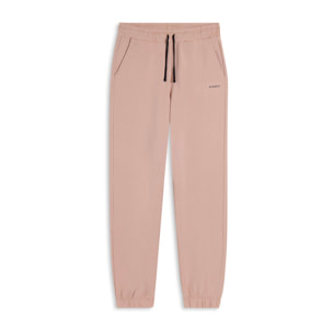 Pantaloni in French Terry modal con elastico sul fondo