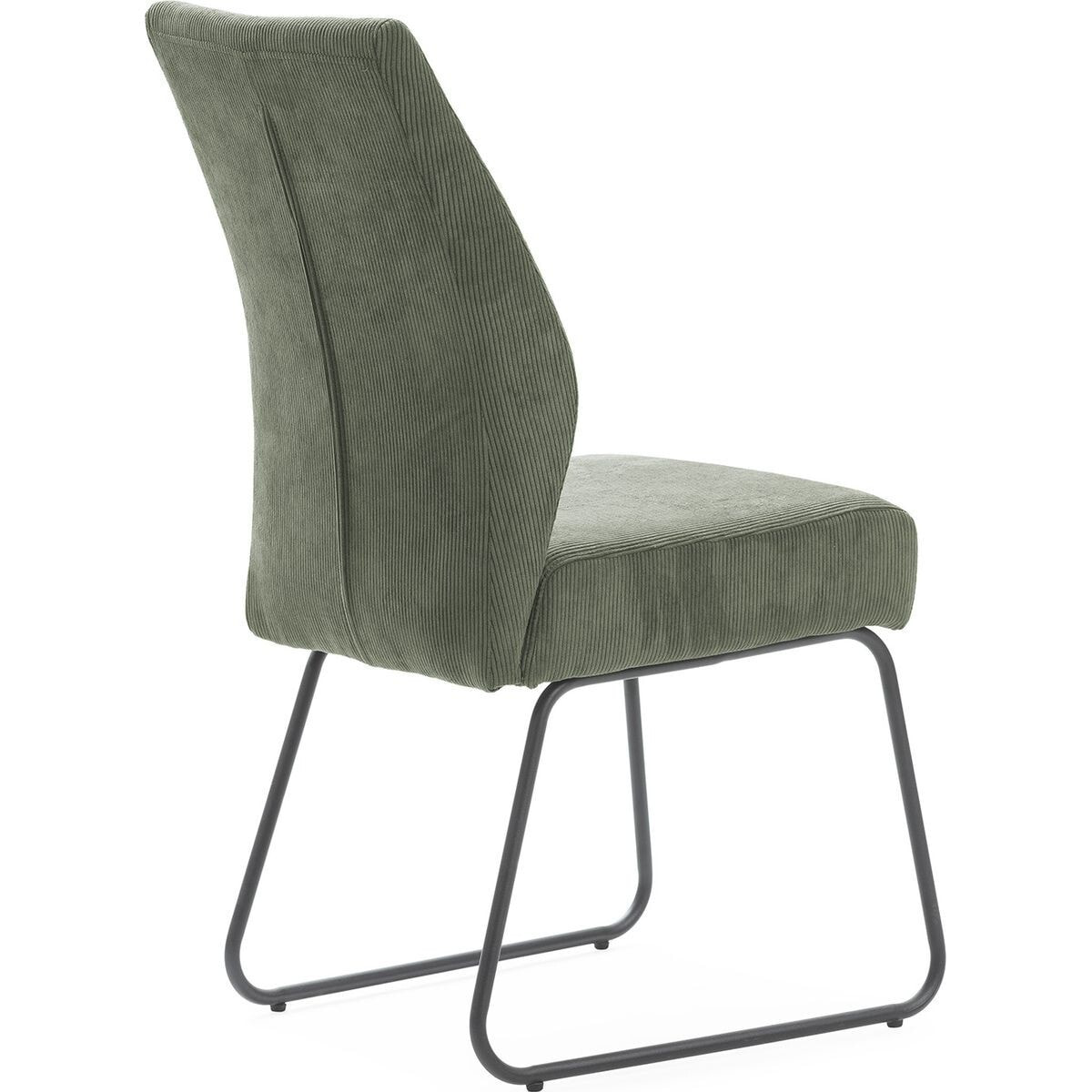Lot de 4 chaises en velours côtelé - STUGA