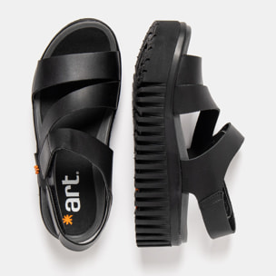 Sandalia de cuña 1573 NAPPA BLACK/BRIGHTON color Black