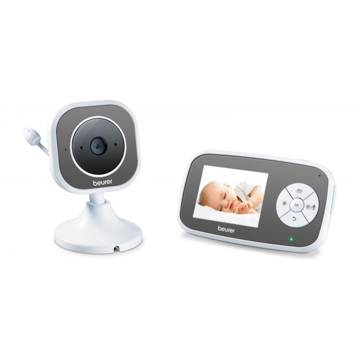 Grâce à la surveillance vidéo qui fonctionne même dans l'obscurité, vous et votre bébé passerez des heures tranquilles et des nuits sereines !