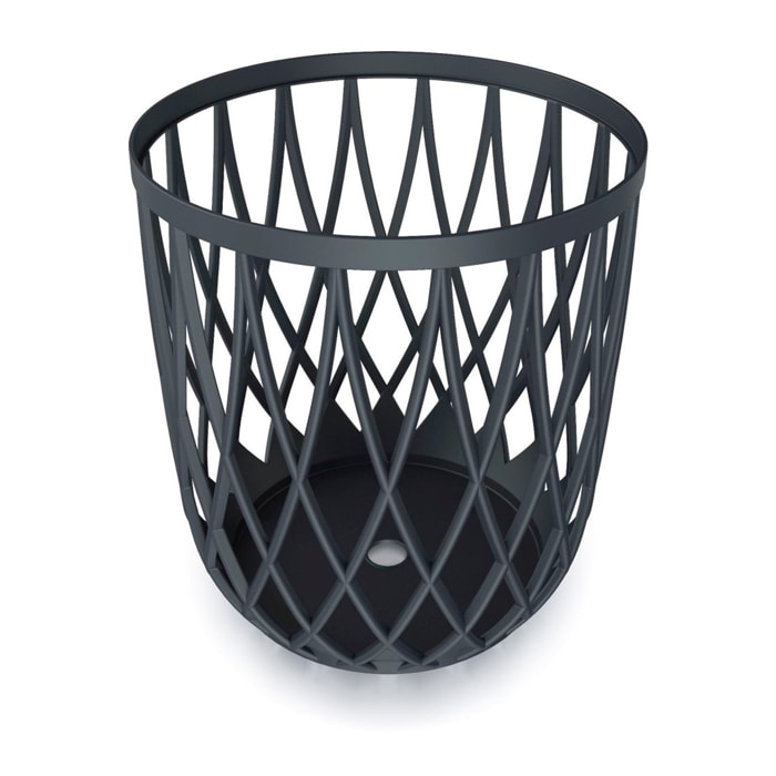 Cesta multifuncional 35l prosperplast uniqubo de plastico en color antracita 39 (largo) x 39 (ancho) x 40 (alto) cm