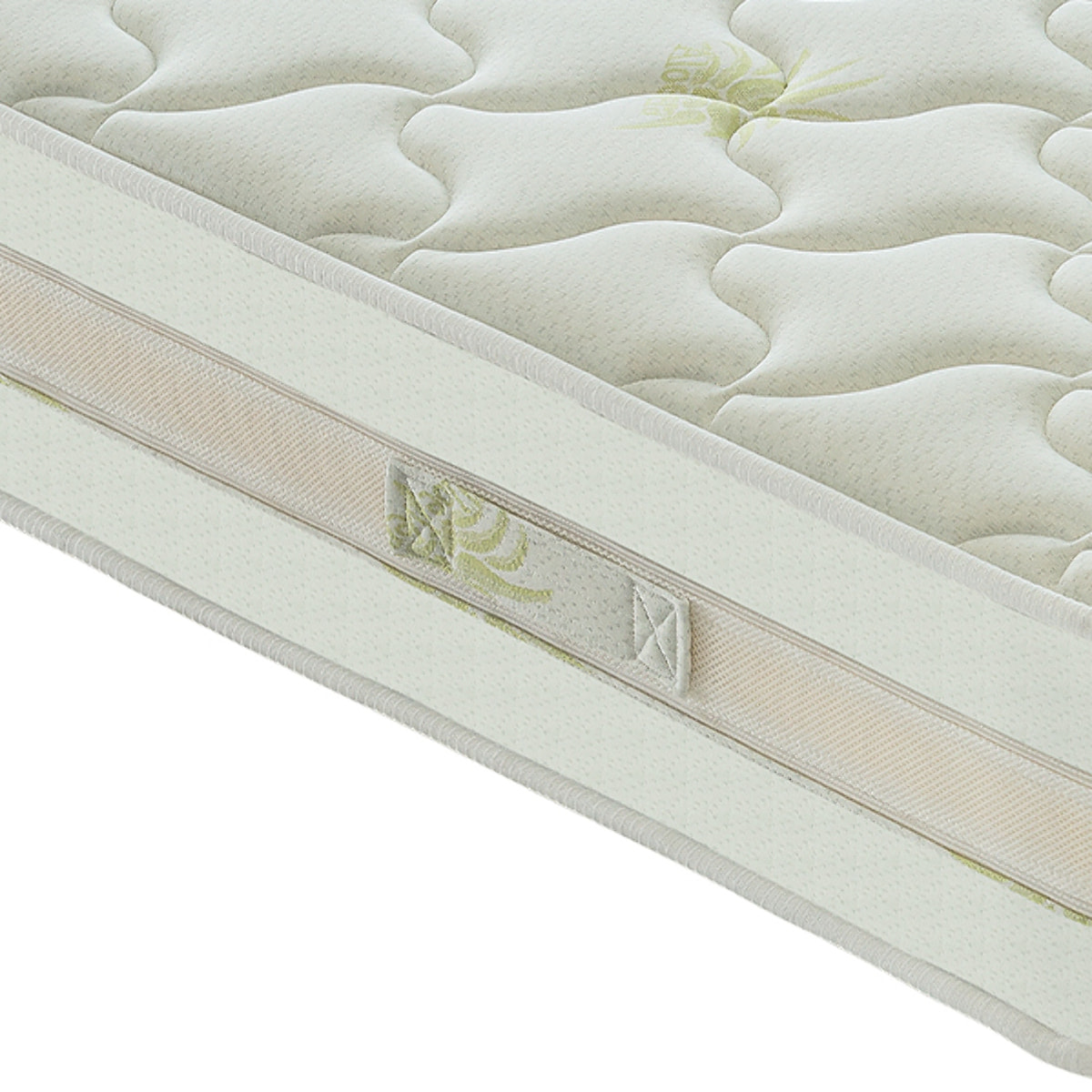 Materasso 135x190 Memory Foam - Altezza 25 cm - 9 Zone di comfort - Sfoderabile - RIvestimento Aloe Vera