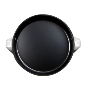 Eclipse - Sauteuse de 28 cm con revestimiento cerámico y tapa