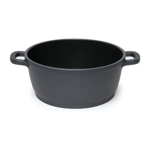 Casseruola 24 cm Excelsa – Soul Cook, Alluminio Nero