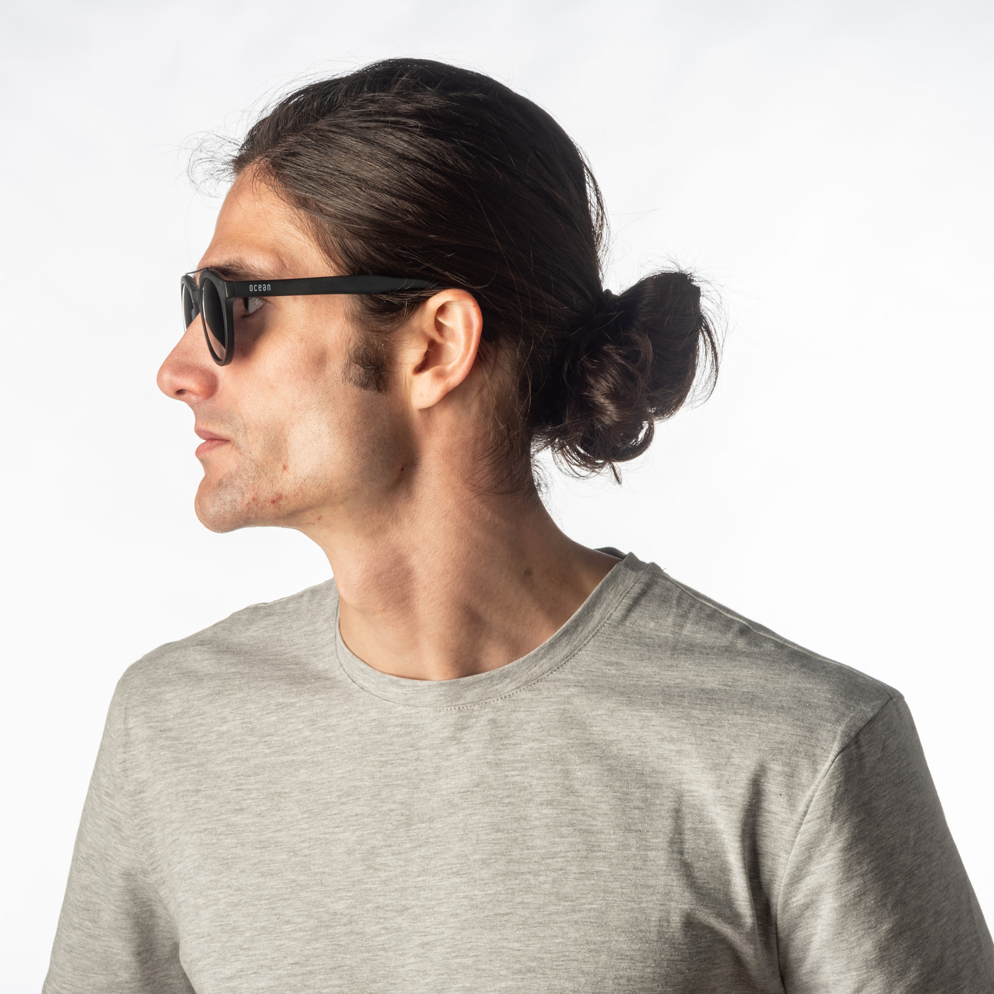 Gafas de sol OCEAN TIBURON - Negro mate / Ahumada