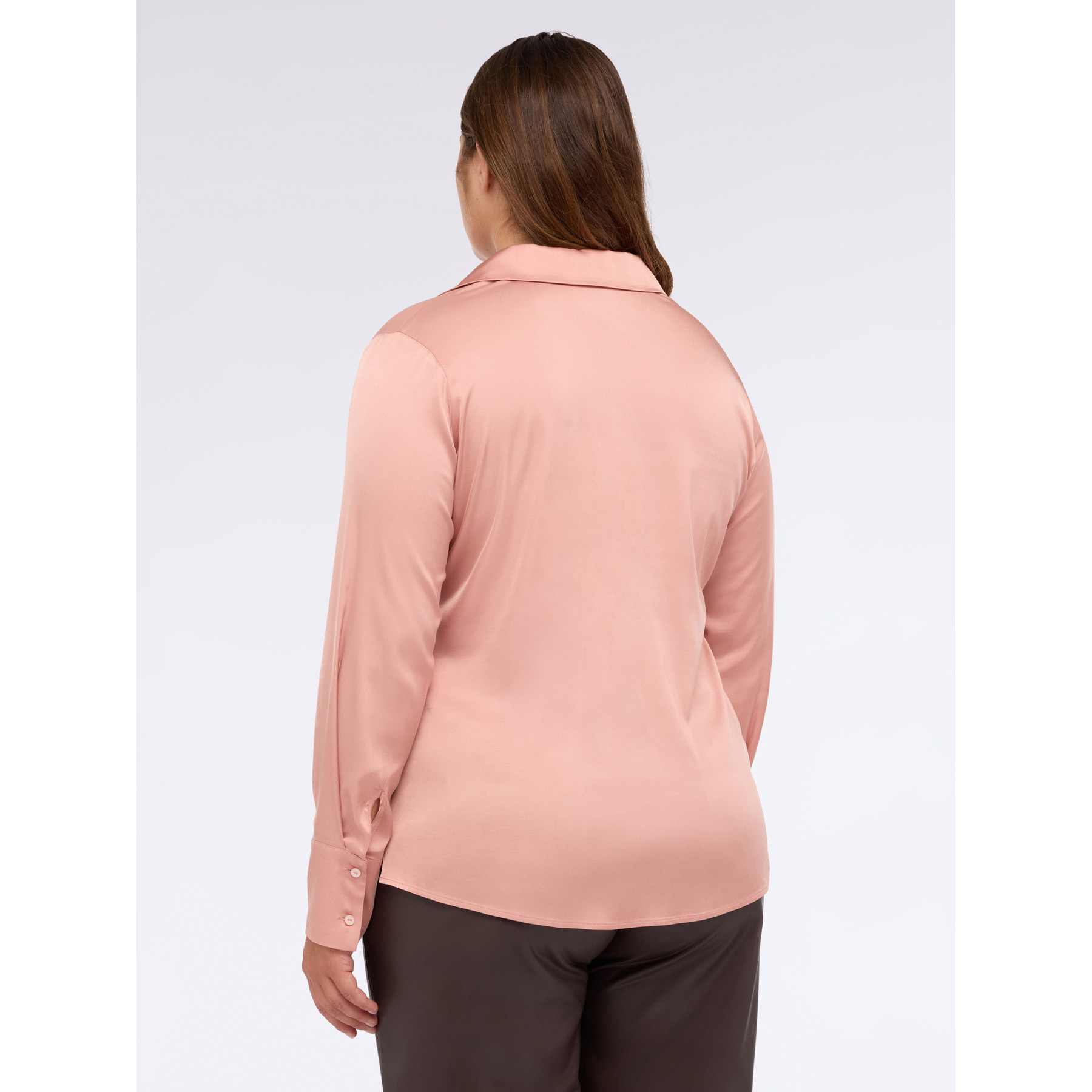 Fiorella Rubino - Camicia in raso di viscosa - Rosa