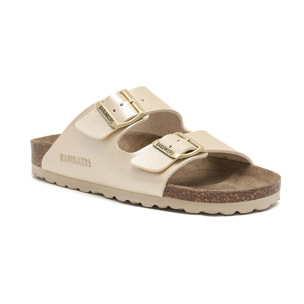 SANDALIA BABUNKERS DORADO