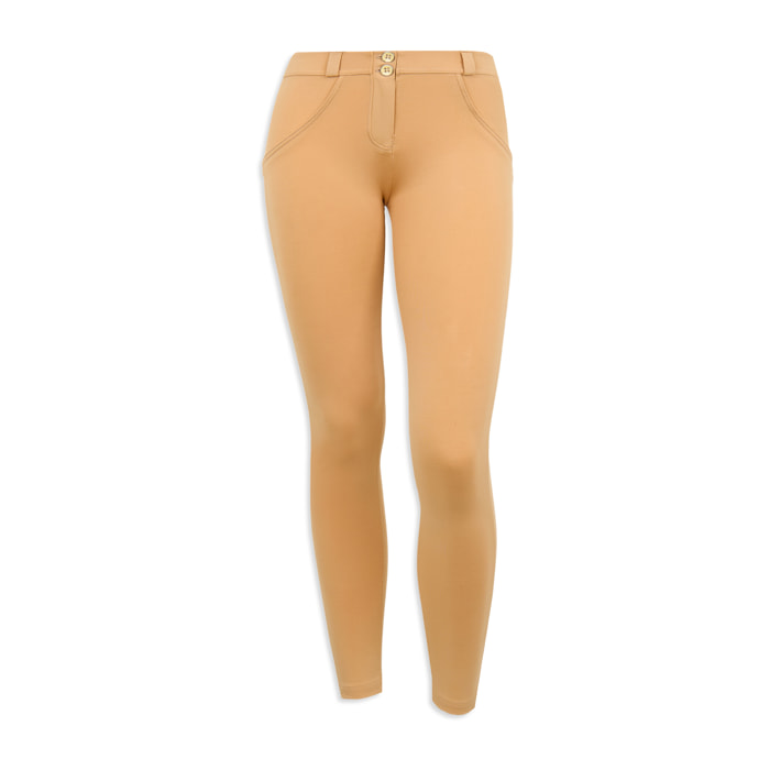 Pantaloni push up WR.UP® in jersey organico vita bassa