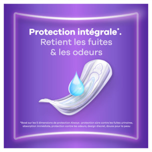 3x24 Serviettes pour Fuites Urinaires Always Discreet - Normal