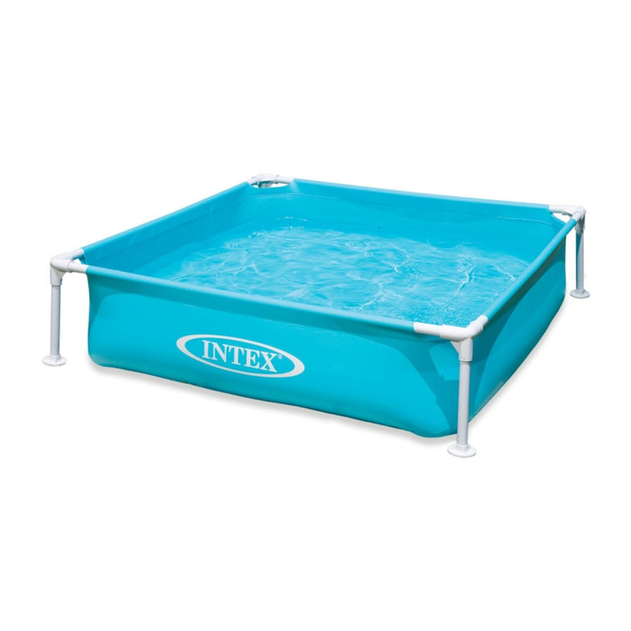 Intex Piscina Mini Frame Azzurro, 122x122x30 cm