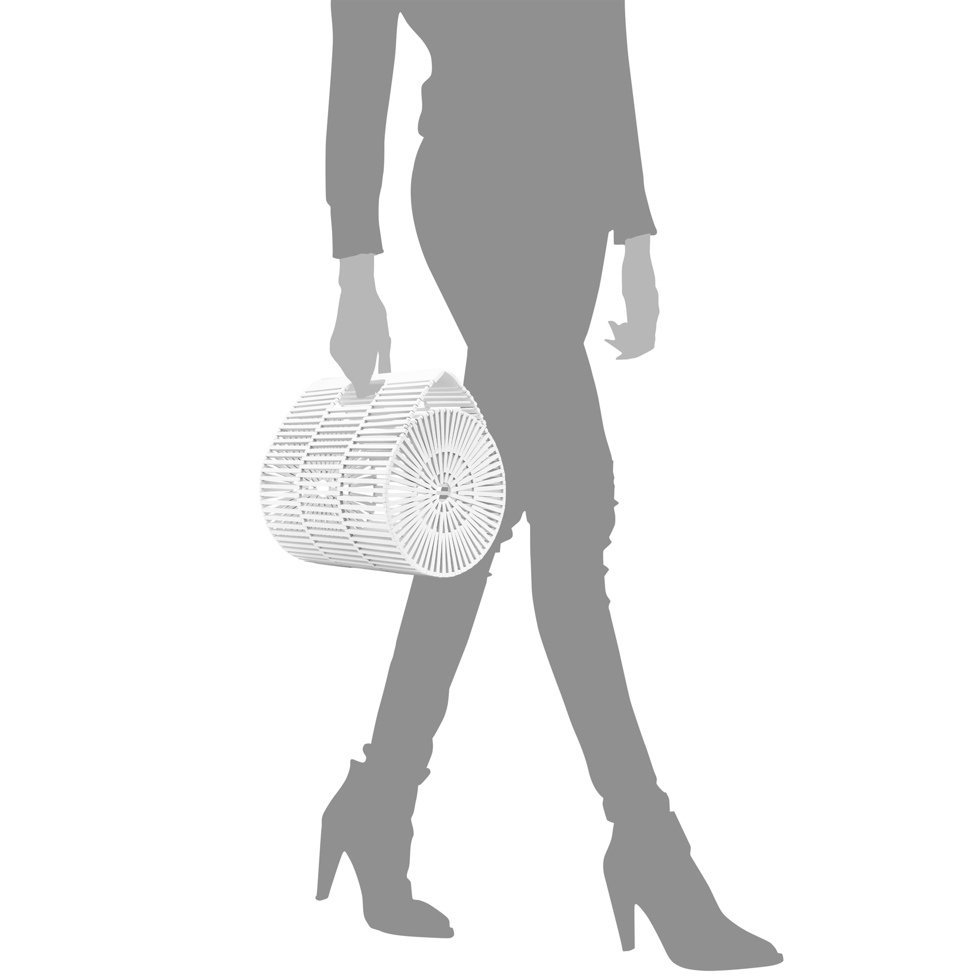 Zerfaliu borsa a mano in legno.