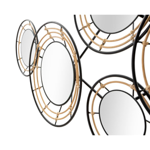 PANNELLO IN FERRO C/SPECCHI OPORTO CM 111X9,5X59