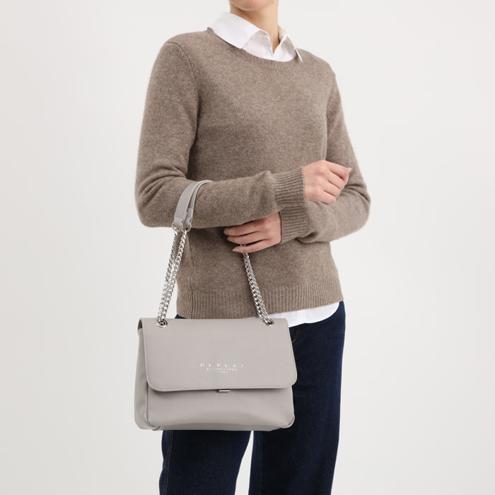 Bolso de hombro - gris