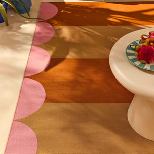 AZUR - Tapis intérieur/extérieur esprit art déco beige