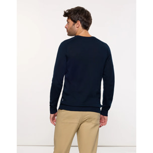 Jersey Manga Larga Azul Oscuro - Nusti