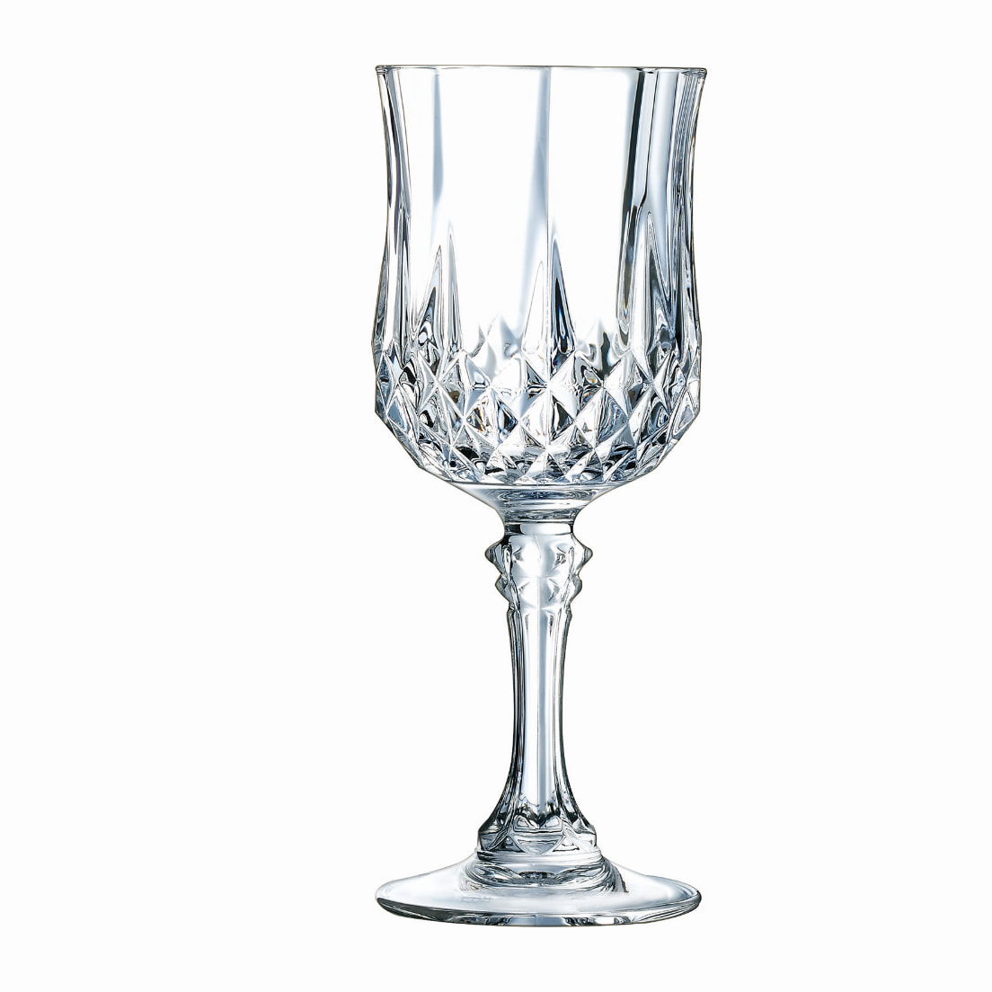 Ensemble 18 verres à pied Longchamp - Cristal d'Arques