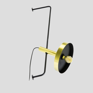 WHIZZ Lampe applique or/noire