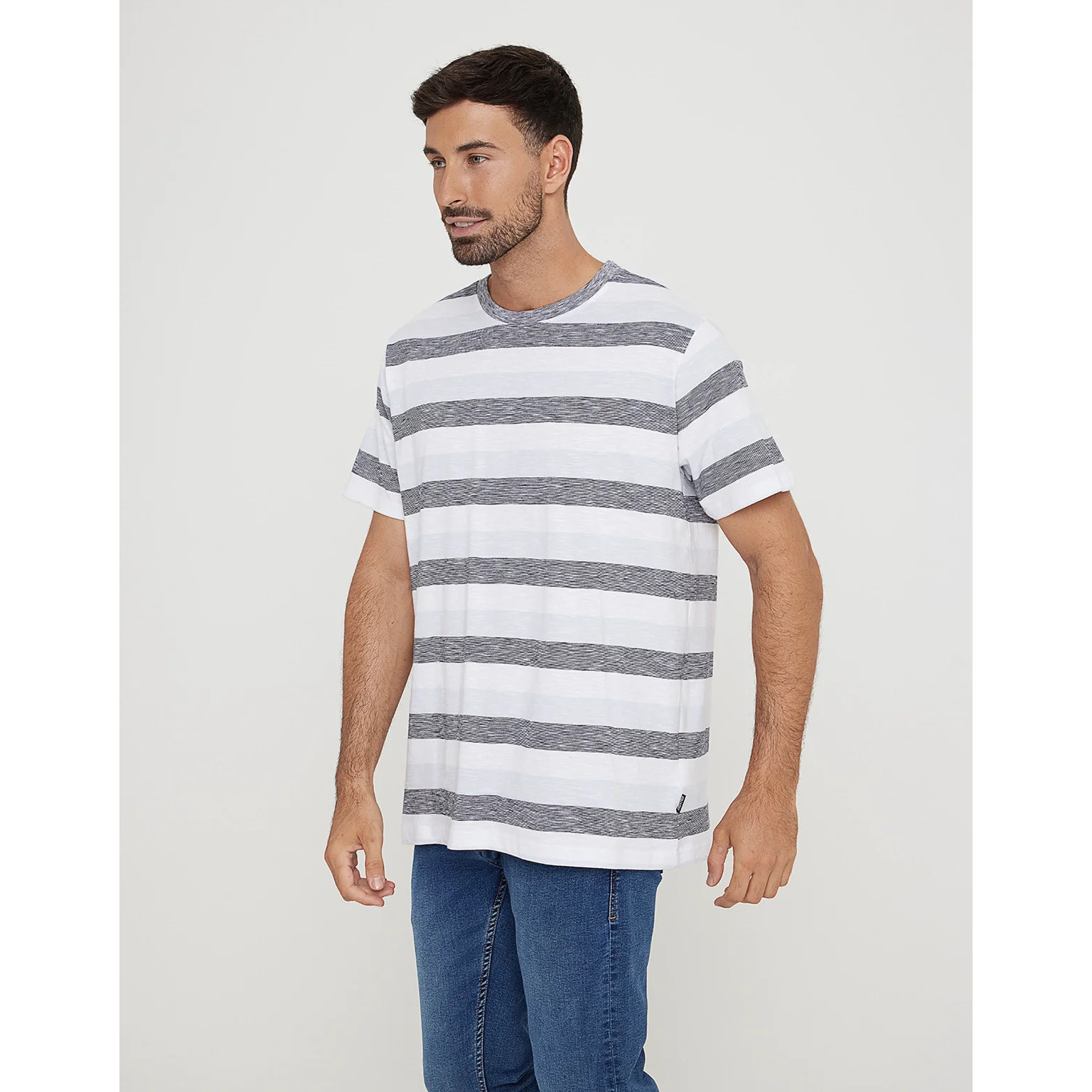 Camiseta Manga Corta Algodón Azul - Galizury