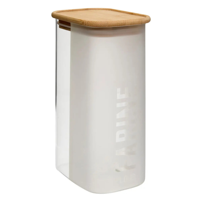 Boîte de conservation Glassy farine 1,6L