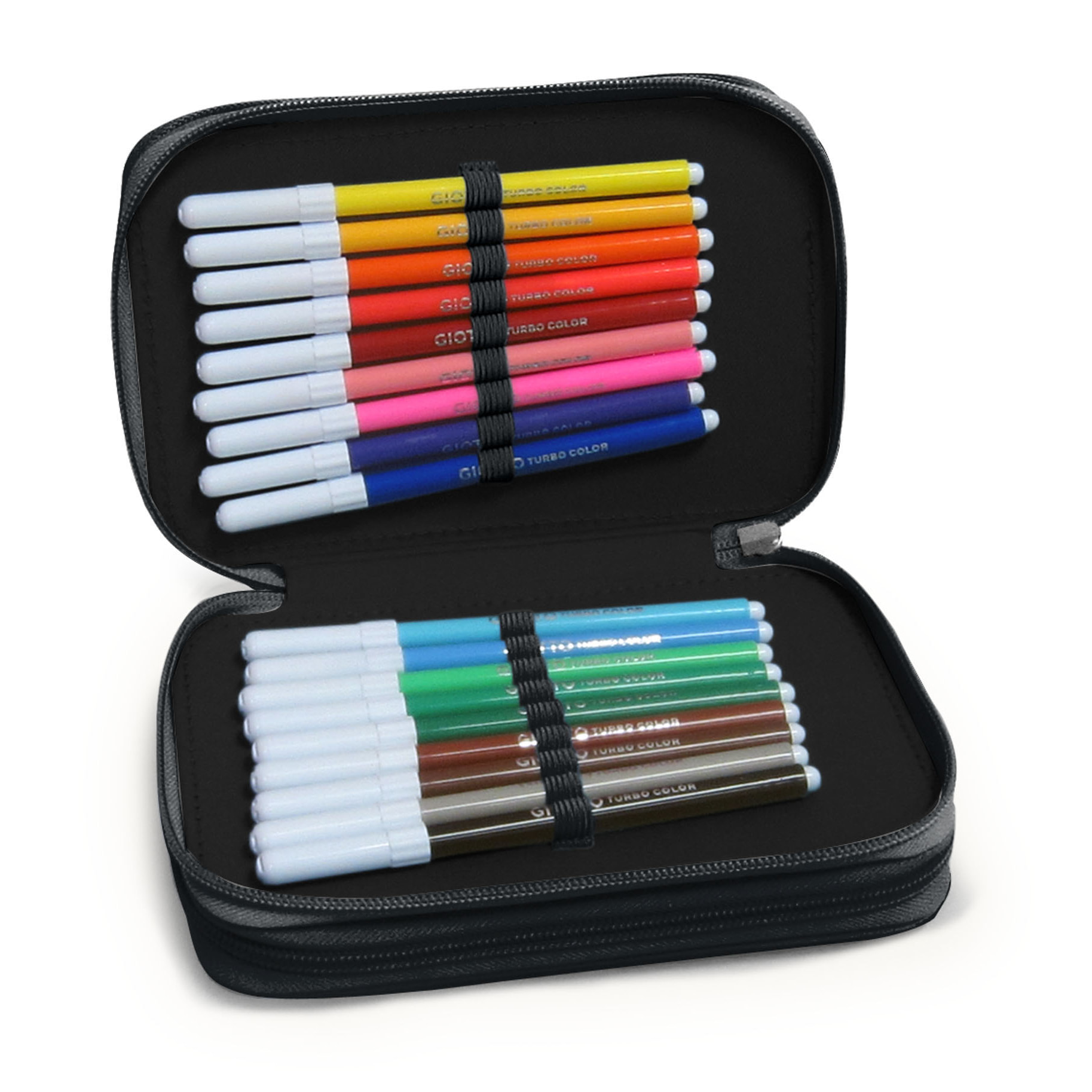 astuccio 3 zip Ne.on! Reflex Orange