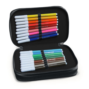 astuccio 3 zip Ne.on! Reflex Orange