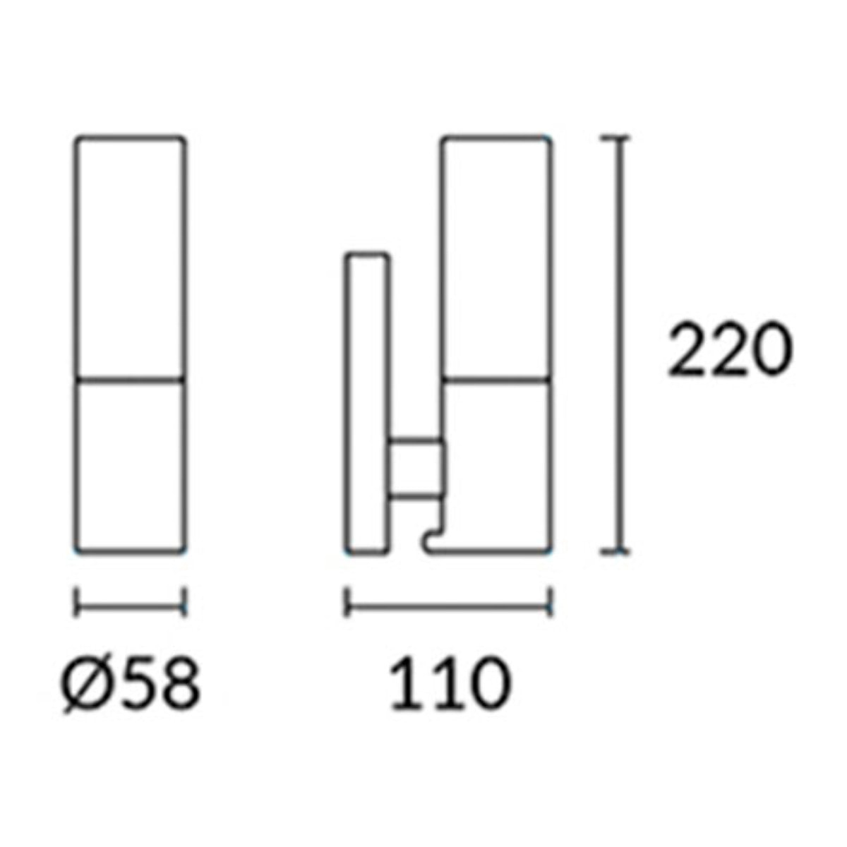 LEDS C4 Baño Aplique Ip44 Dresde On E14 40W