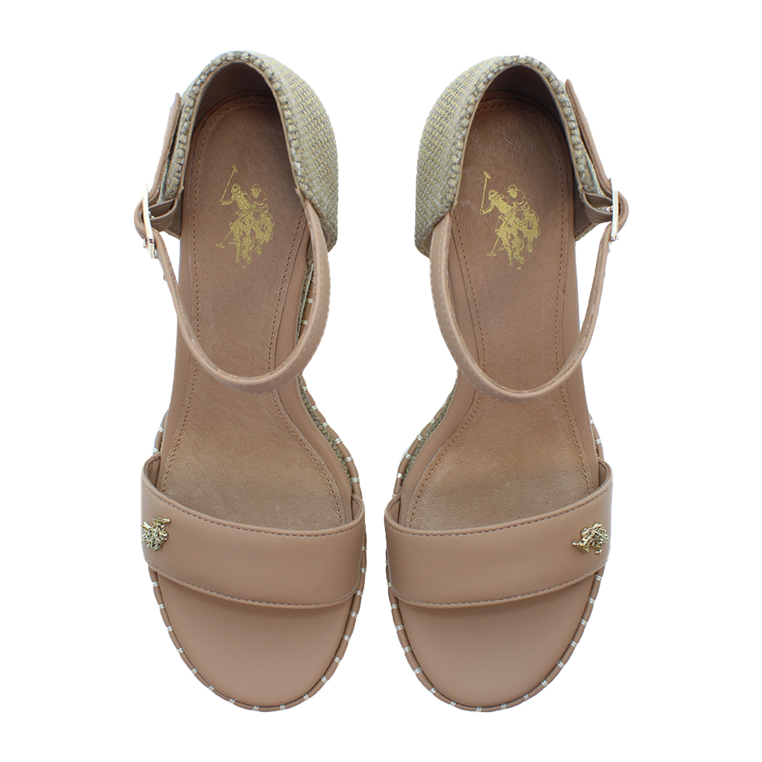 U.S. Polo Assn. - Sandali AYLIN025W/5YC1 in canvas per donna