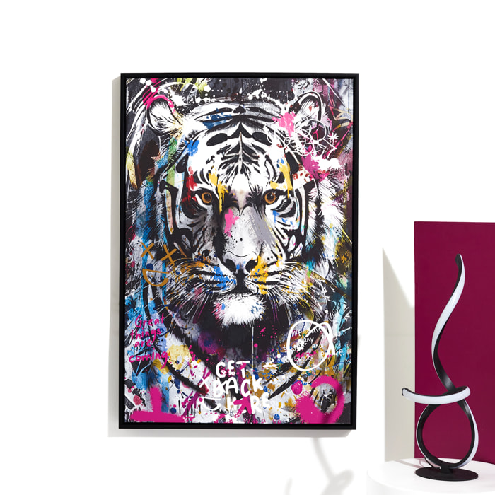 Tableau Tigre Colore 60x90cm