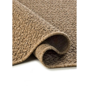 ACRA Alfombra de exterior efecto yute color natural, varias medidas disponibles.