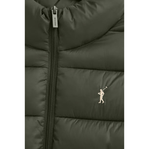 Chaqueta Salma Embroidery verde bosque con logo Rigby Go
