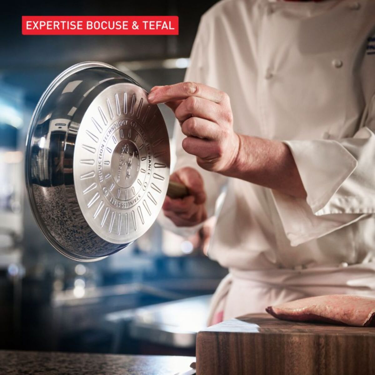 Poêle TEFAL 28cm inox Bocuse Edition