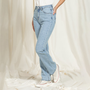 JEANS DONNA MODELLO REPLICA 5 TASCHE IN DENIM 13oz