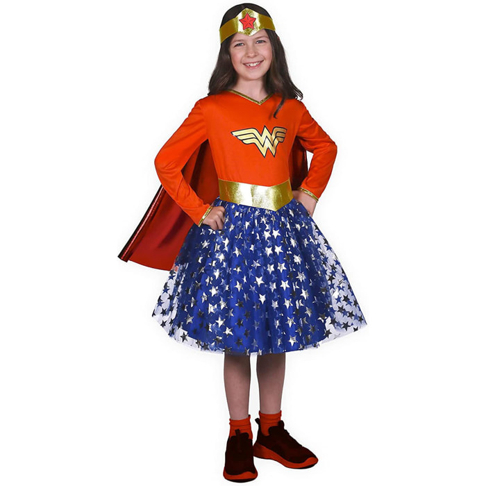 Costume Carnevale Travestimento Wonder Woman Originale DC Comics Ciao Bambina