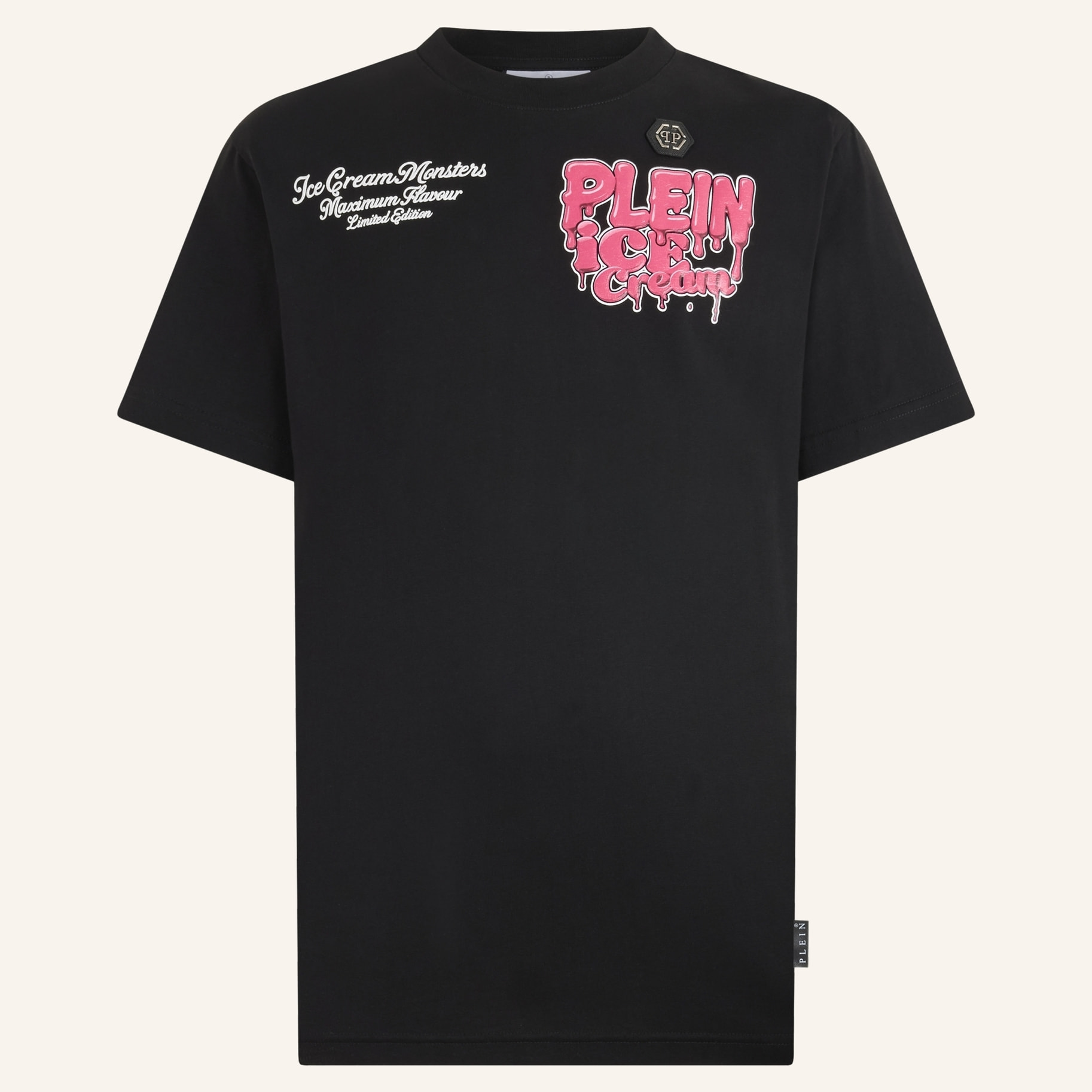 PHILIPP PLEIN Round Neck T-Shirt Gelato Monsters