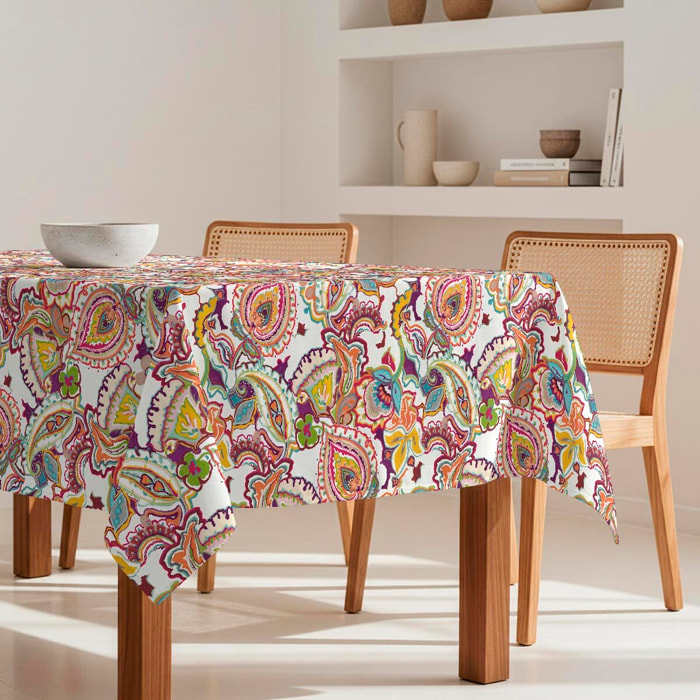 Mantel antimanchas India - 100% algodón -