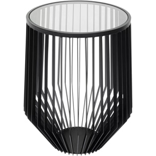 Table d'appoint Corinne 40cm noire Kare Design