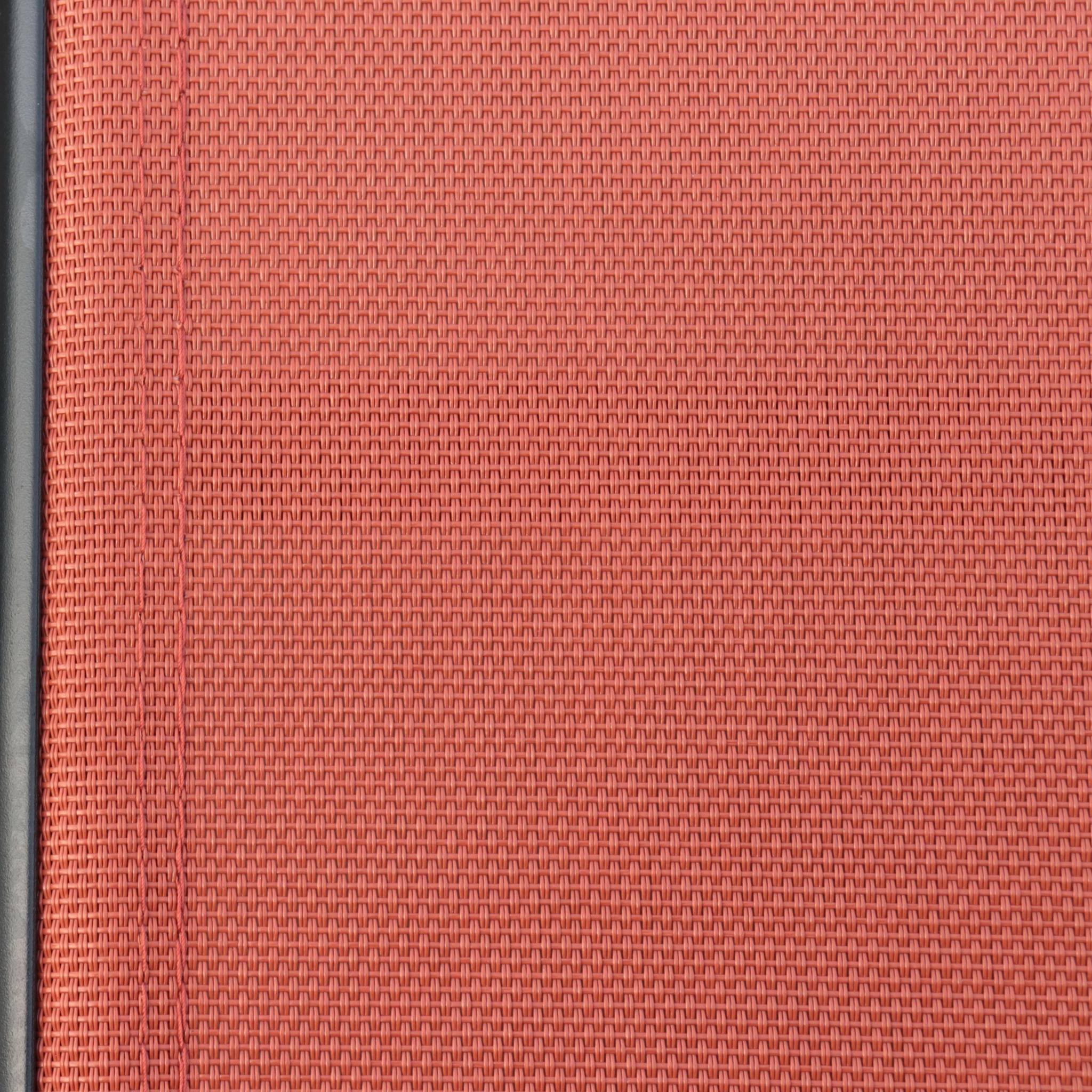 Duo de bains de soleil aluminium - Louisa terracotta- Transats aluminium et textilène