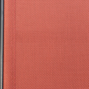 Duo de bains de soleil aluminium - Louisa terracotta- Transats aluminium et textilène