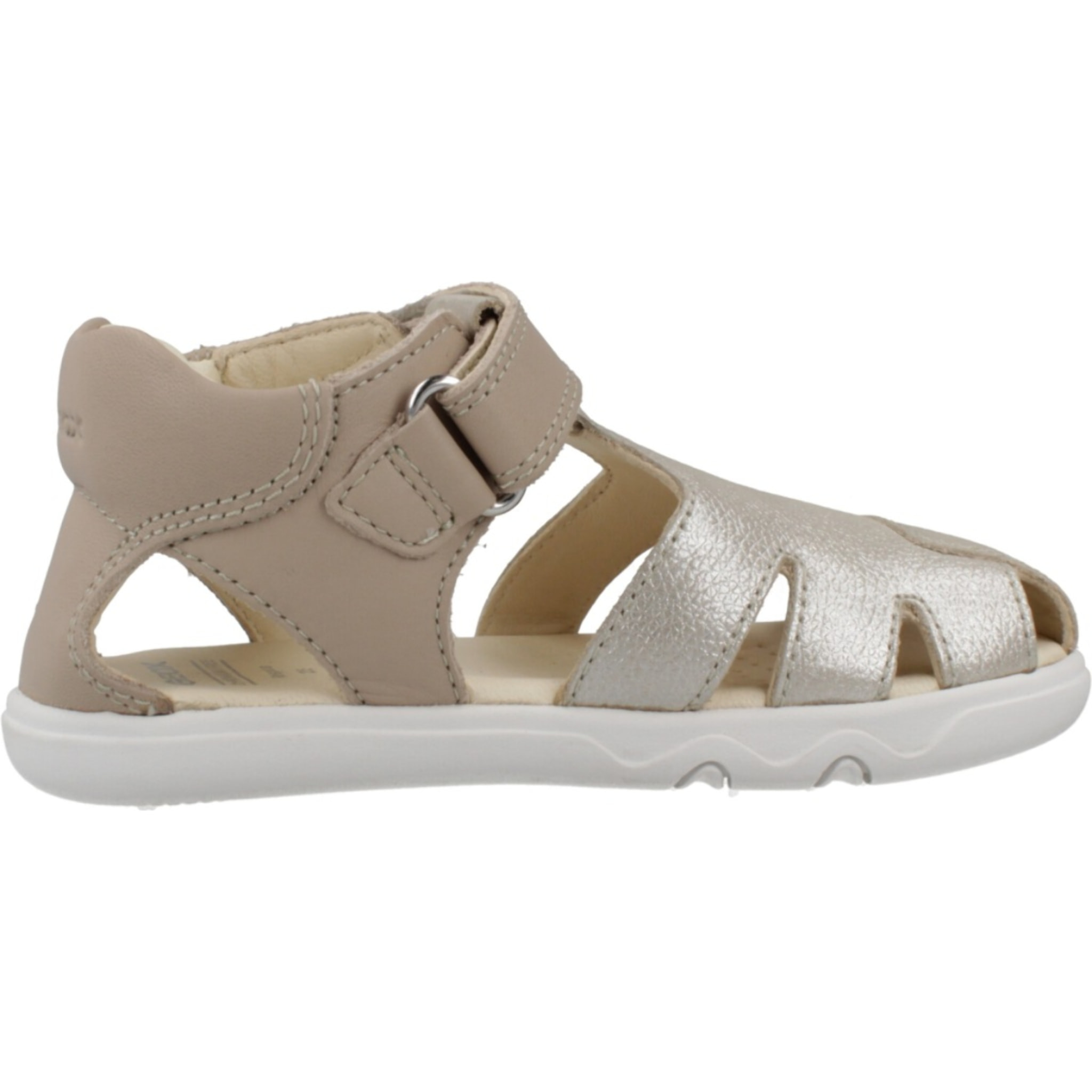 Sandalias Niña de la marca GEOX  modelo B SANDAL STEPPIEUP ORO