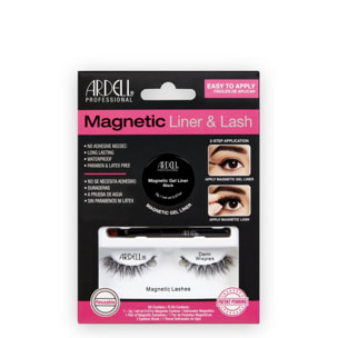 Eye-Liner + Faux-Cils Magnétiques - Kit Demi Wispies Noir