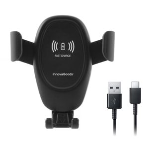 Support pour téléphone portable avec chargeur de voiture sans fil Wolder InnovaGoods