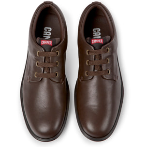 Zapatos de cordones - CAMPER Atom Work - Marron - Cuero liso