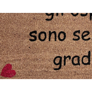 Zerbino Ingresso Casa Antiscivolo in Cocco Ospiti Graditi