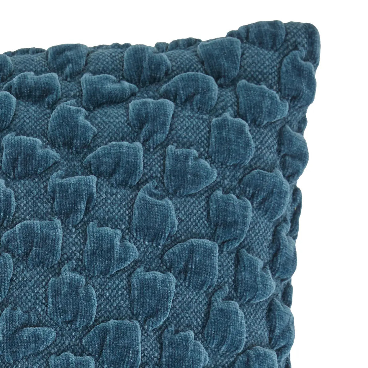 Coussin Nova bleu egéen 40x40cm