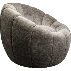 Fauteuil pivotant Fiori gris Kare Design