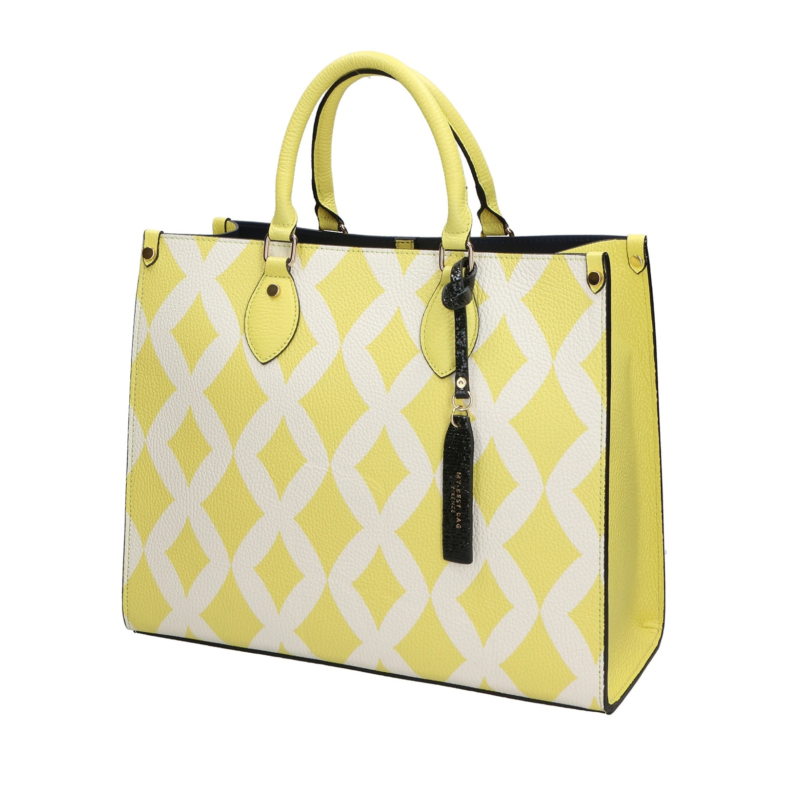 Borsa a mano da donna - Modello False - Vera pelle - 35.0 x 29.0 x 15.0 cm