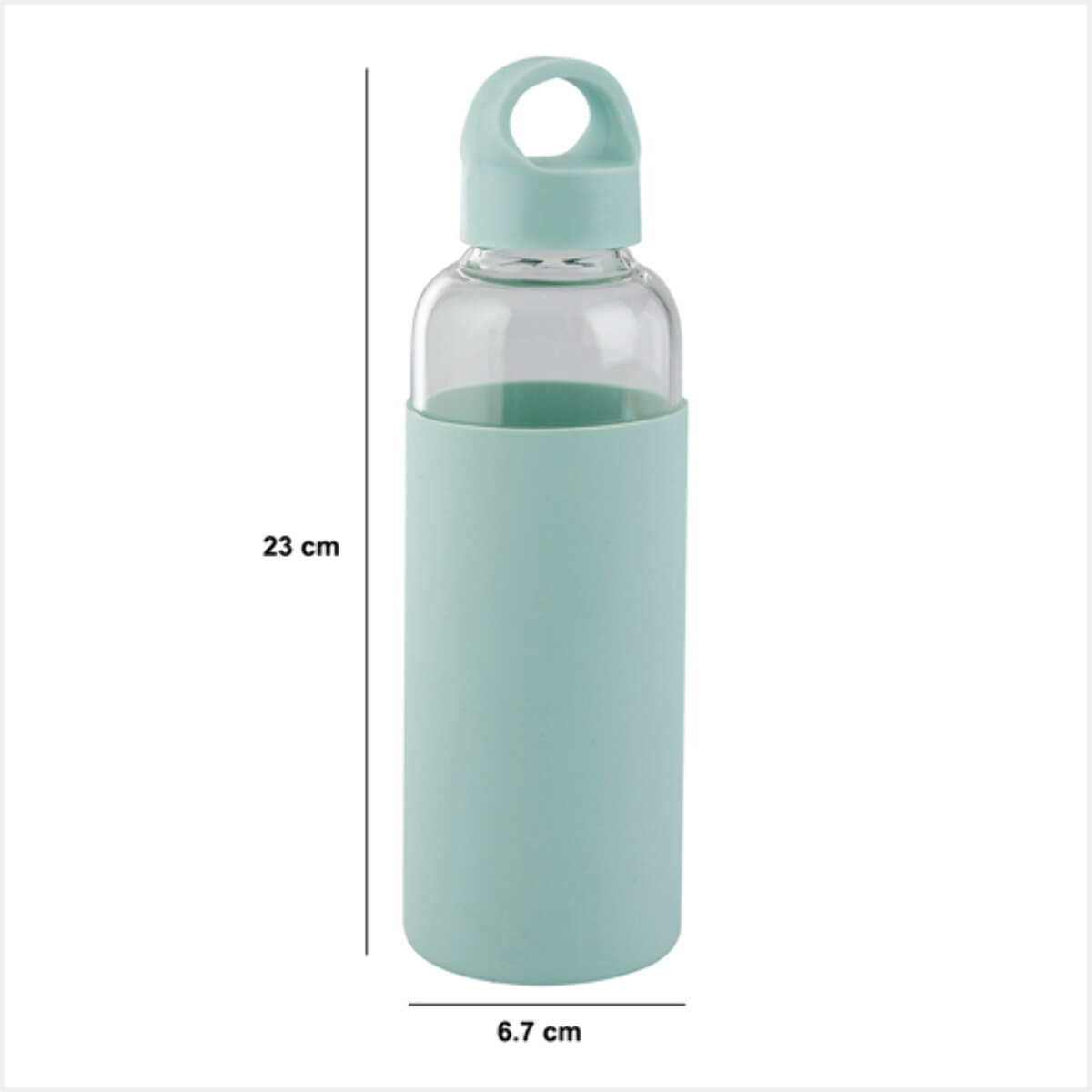 Bouteille en verre et silicone 0,5L