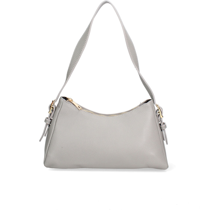 Borsa a mano da donna Made in Italy - Modello Calliope - 100% pelle - 31.0 x 17.0 x 10.0 cm