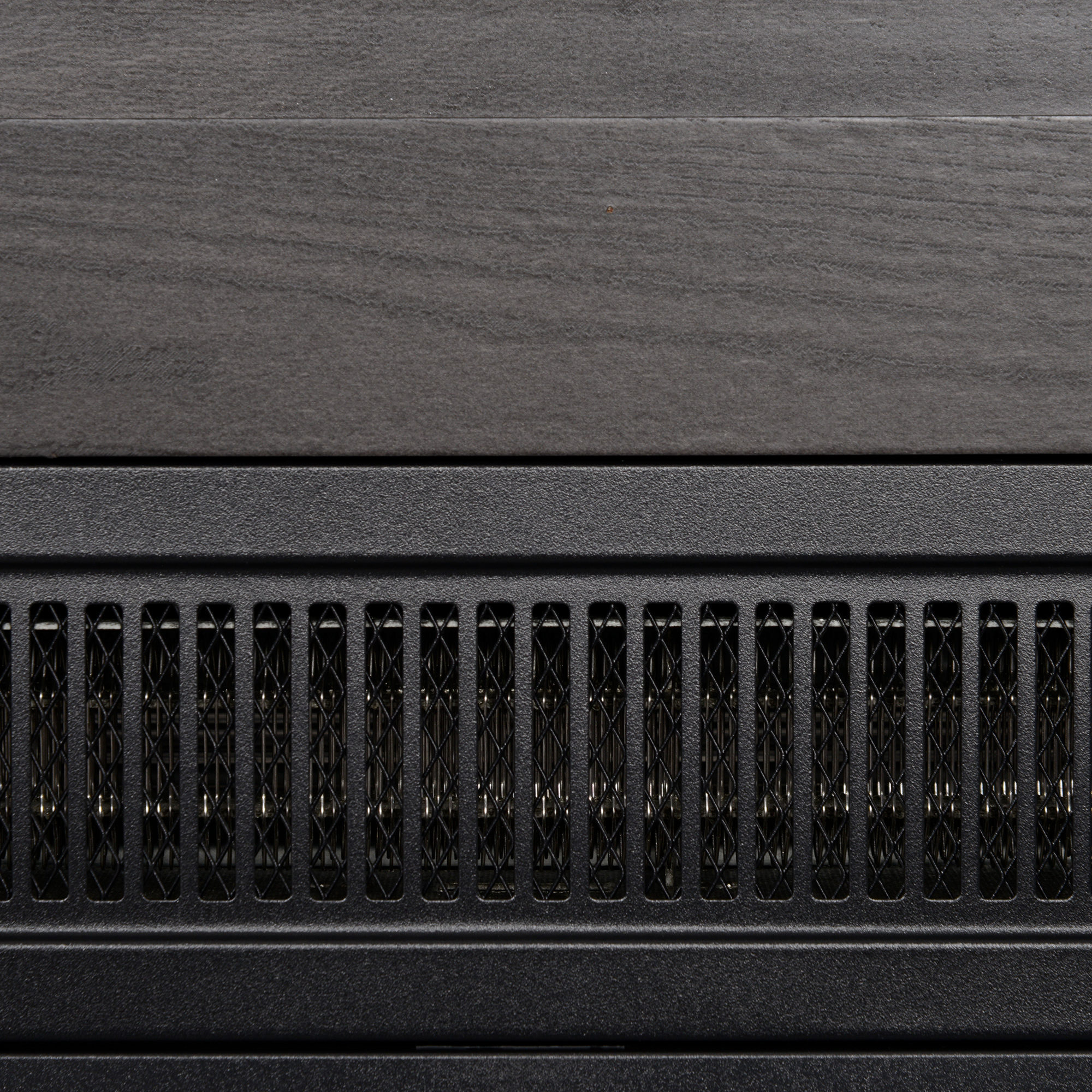 Chimenea Eléctrica 1800W Chimenea Decorativa con Efecto de Llama Mando a Distancia Temporizador Semanal Protección Contra Sobrecalentamiento para Sala 30 m² Gris Oscuro